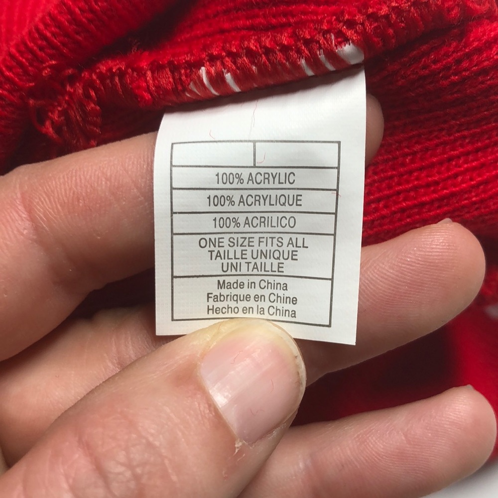 NWOT NFL Houston Texans red beanie hat - Picture 3 of 5